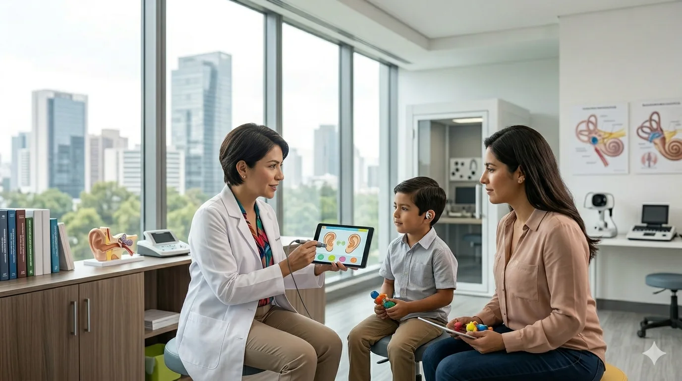 ¿Qué médico trata problemas de audición infantil?